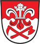 Das Gemeindewappen von Rieden am Forggensee
